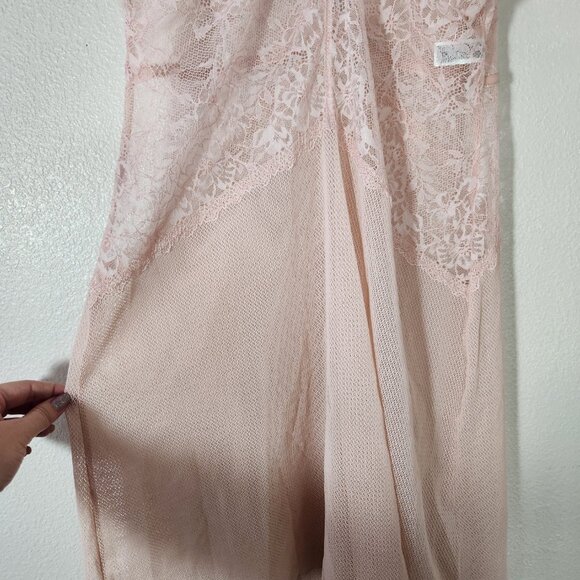 b.tempt’d by Wacoal Lace Encounter Pink Rose Smoke Chemise Sz XL - Picture 16 of 16
